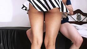 Heiße Schul-Schlampe meistert Blasen nach Unterricht