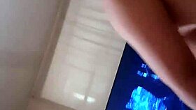 Amateur blowjob unfolds in homemade setting, sucking just right.