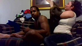 My wife gives me a sensual massage, riding with her big natural tits 😍