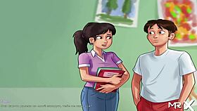 summertimesaga - mommy creampie in hentai game