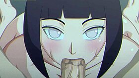 Hinata's blowjob in Dr. Korr's voiced anime series – intense and surprising
