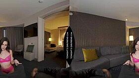 Whitney Wright rides big black cock pov