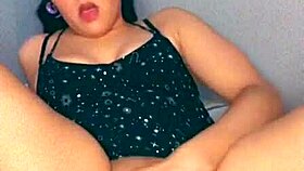 latina cums hard and creamy twice