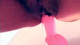 latina cums hard and creamy twice