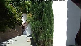 My girlfriend slut do bj in cable car.