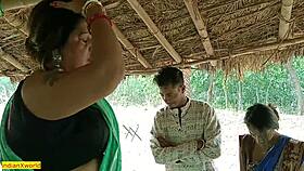 Hindi Web Series Sex Video Leaked with Young Asian in Jungle Fucking