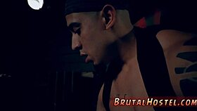 Girl punished hard with strap-on domination.