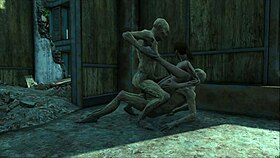 Fallout ghoul story involves a hardcore threesome fuck.