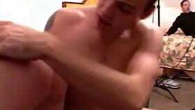 pornstar in group scene receives attention