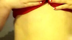 Petite girl in white crop top gets her big natural tits groped by eager hands, exclusive for membership subscribers only.