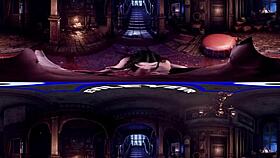 I give lacy channing a blowjob in the victorian mansion, her curly hair bouncing