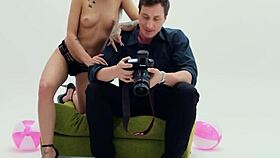 brunette model lullu gun asks photographer to fuck