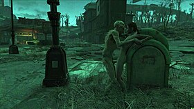 Fallout ghoul story involves a hardcore threesome fuck.