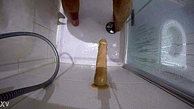 Big victim in shower