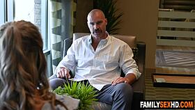 hot teen 18+ step-daughter loses virginity to stepfather's big cock