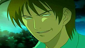 Hey, check out this uncensored hentai teacher giving a virgin blowjob with big tits and assfucking creampie! 😈