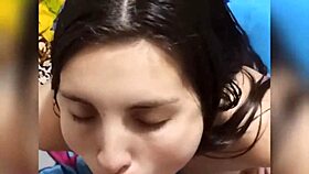 i'm so horny sucking my stepbro's cock when parents are gone