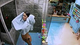 i'm bathing ivy in the shower