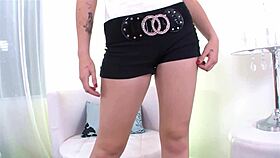 Alexis Blaze's Messy Cum Facial Blowjob