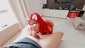 get on your knees and suck that big cock like a latina babe, it's homemade fun