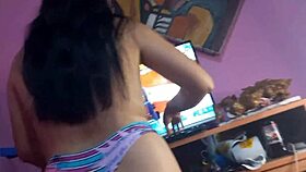 Oh wow, my hot gamer stepsister is alone in her room! When we're left alone, listen to this sexy amateur sex audio.