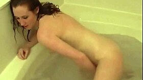 Blonde Teen Meghan Licks Dildo On Her Natural Tits Pussy Closeup