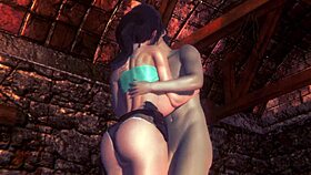 Lara Croft With Huge Tits Ventures On A Dick In Tomb Raider Hentai