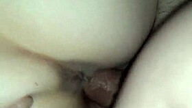 skinny wife gets homemade creampie while fucking in dress without panties, feeling every amateur thrust from pov slut perspective