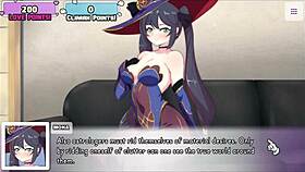waifu hub s5 mona from genshin impact parody hentai game pornplay ep 1 sexy astrologist strips naked on casting couch