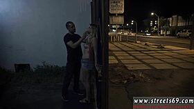 Bound teen takes dildo double penetration