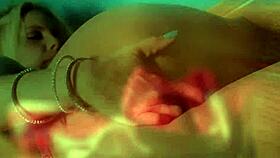 britney ambers blue wall masturbation