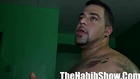 Can you believe this tattooed Puerto Rican stud fucking his wife's best friend, that hot Caribbean MILF?