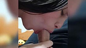 i'm so horny sucking my stepbro's cock when parents are gone