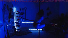 alexa kitten shows off pole dancing in three outfits 😊