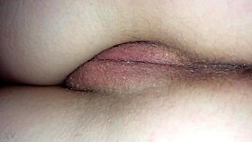 Blonde's Hairy Pussy Receives Detailed Close-Up Exploration