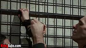 Cute brunette disciplined and fingered in the dungeon, it's rough and kinky