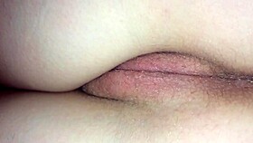 Blonde's Hairy Pussy Receives Detailed Close-Up Exploration