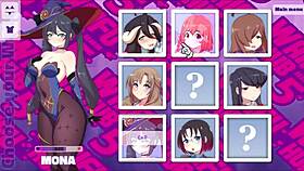 watch mona from genshin impact make that ahegao face during her first orgasm in this parody hentai?