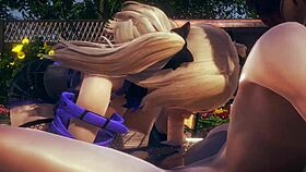 Genshin Impact Fischl POV Blowjob Cumface! 😍