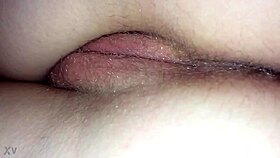 Blonde's Hairy Pussy Receives Detailed Close-Up Exploration