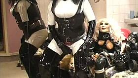 Roxina Teases Big Clit in Latex