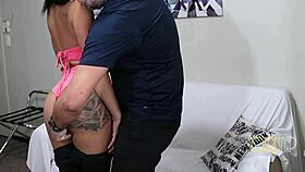 Tourist explores brazilian sex tour with hot tight tatted up slut