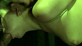 Group sex leaves submissive woman battered and spit on