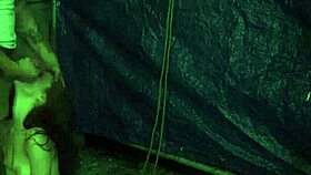 I Bound and Dominated Anya Olsens in Rough Outdoor Public Bondage