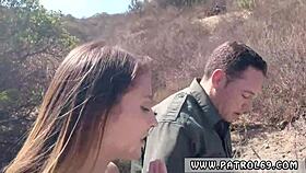 Russian teen 18+ performs throat anal on tight booty latina