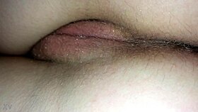 Blonde's Hairy Pussy Receives Detailed Close-Up Exploration