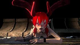 succubus and girls get slimy in 3d hentai