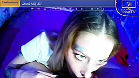 she gets unexpected huge cumshot in pov