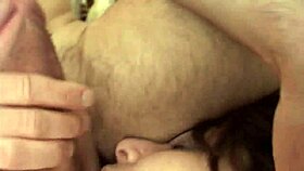 Renee, the sexy European nurse, performs oral on a patient in the hospital.