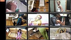 Hey, I'm alone and playing with my Hitachi wand on the couch at hitachihoescom!